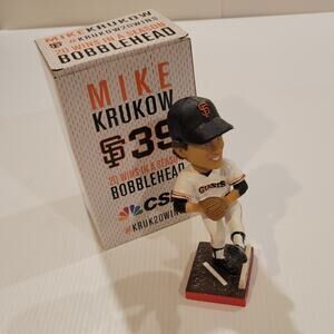San Francisco Giants Mike Krukow Bobblehead 2016  20wins in a season New In Box